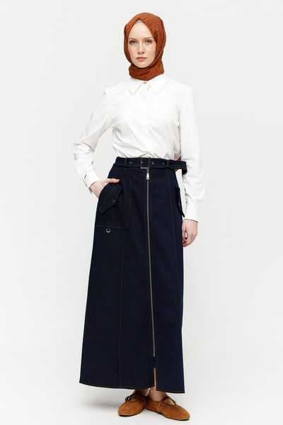 Setrms Fermuarlı Etek