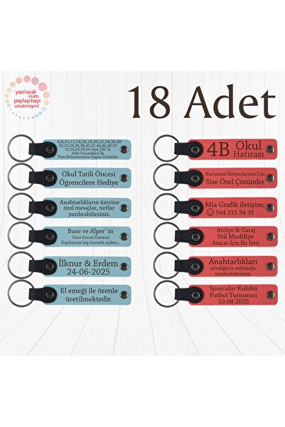 miawiki سلسلة مفاتيح جلدية للهدايا مع رسالة شخصية، بنفسجي وأزرق داكن، مجموعة ...