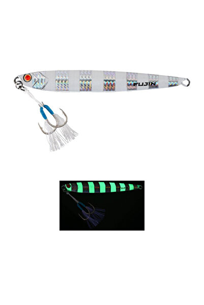 Fujin Valhalla Darksea 100gr Metal Jig Yem - MT04 Zebra Glow