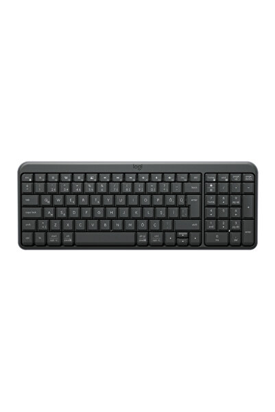 logitech K250 Kablosuz Tam Boyutlu Kompakt Türkçe Bluetooth Klavye, Siyah 920-013460