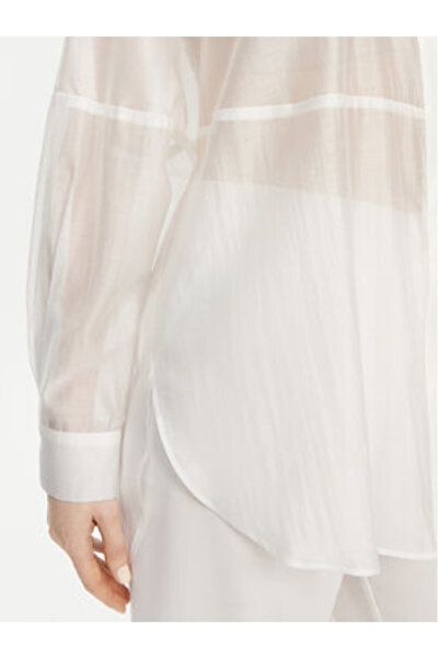 Access Fashion Γυναικείο Πουκάμισο 53-7068 Λευκό