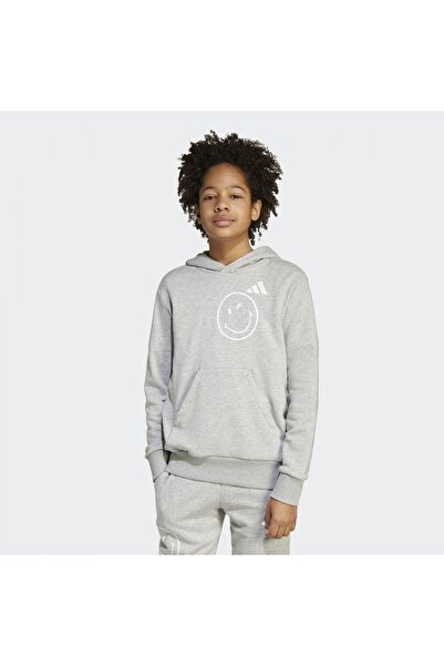 adidas Çocuk Gri J Smi Hoodie Sweatshirt Jn2162