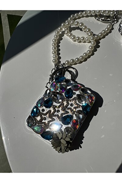 N.Merve Jewellery Taşlı Dikdörtgen Makyaj Aynası