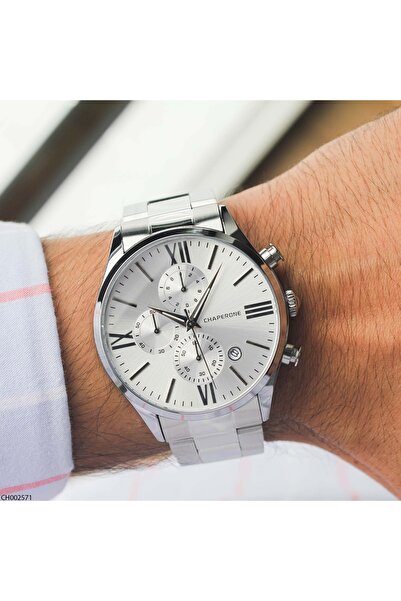 Chaperone Ch002571 Men's Steel Band Wrist Watch