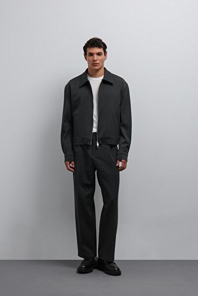 Antioch Anthracite Zippered Seasonal Men's Coat