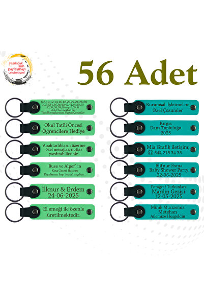miawiki سلسلة مفاتيح جلدية مكتوبة خاصًا بالشركة، أرجواني وأزرق داكن، مجموعة م...