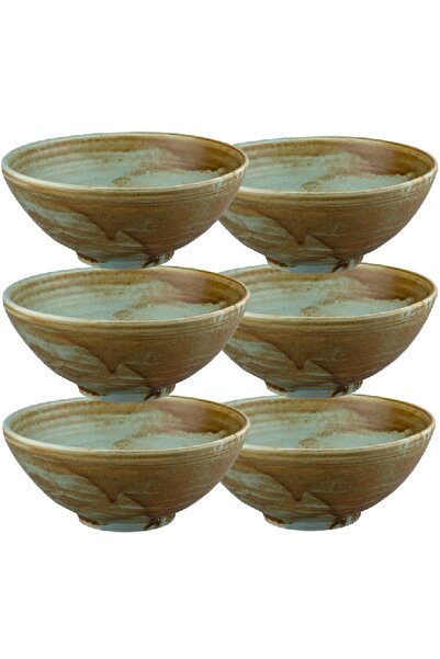 Culinaro Σετ 6 πορσελάνινων μπολ RIVER 19cm, 1240ml