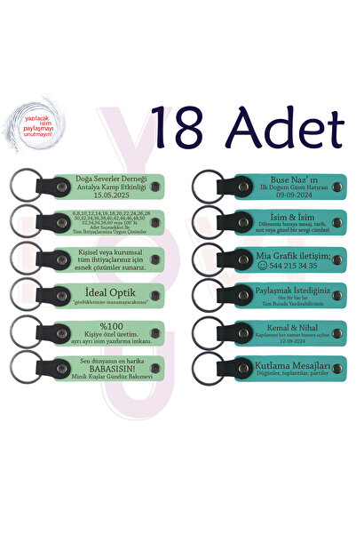 miawiki سلسلة مفاتيح جلدية للهدايا مع رسالة شخصية، بنفسجي وأزرق داكن، مجموعة ...