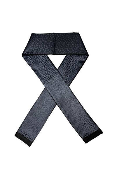 bie's Unisex Drop Pattern Satin Fine Woven Cashmere Textured Warm Soft Winter New Generation Scarf