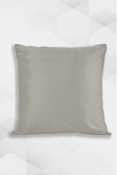ASDİVA Husă pentru pernă cu textura de catifea Malcolm, culoare piatră-45x45