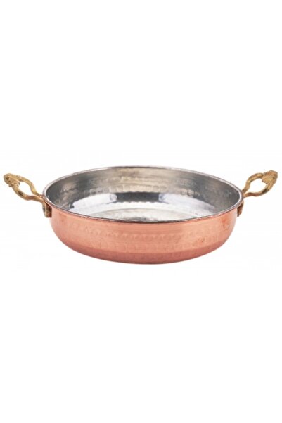 Hascevher COPPER copper frying pan with two handles 16cm