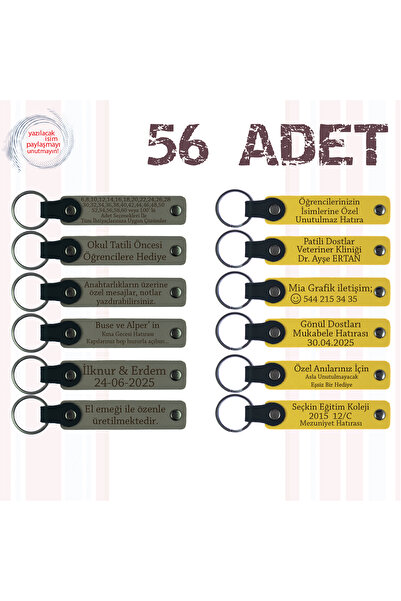 miawiki سلسلة مفاتيح جلدية مكتوبة خاصًا بالشركة، أرجواني وأزرق داكن، مجموعة م...