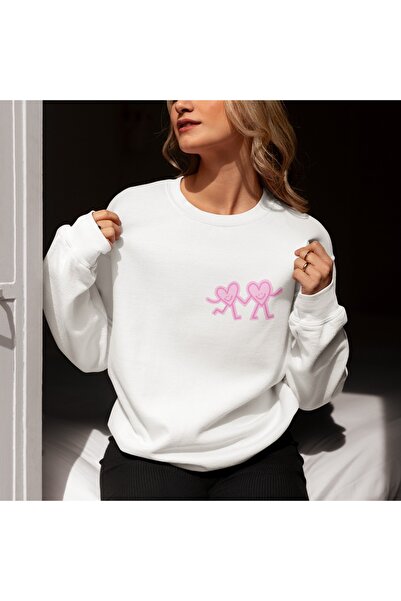 ArtYus ELEELEEL Πολύχρωμο φούτερ με λαιμόκοψη με τύπωμα ποδηλάτων