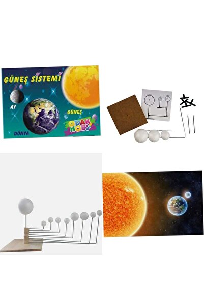 ÇEÇEN HOME GÜNEŞ SİSTEMİ SETİ DÜNYA - GÜNEŞ - AY FEN DERSİ
