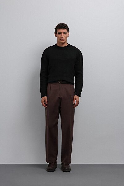 Antioch Black Soft Textured Men's Sweater