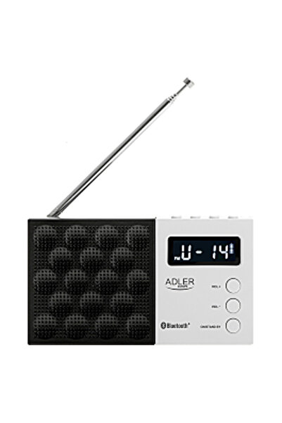 adler Radio portabil AD 1908, BT, USB-C, Negru