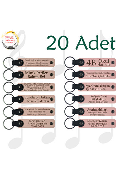 miawiki سلسلة مفاتيح قابلة للكتابة بالاسم، أرجواني وأزرق داكن، مجموعة من 20 ه...