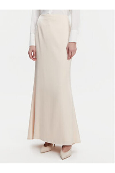 Access Fashion Γυναικεία Φούστα Μάξι 53-6023 Μπεζ