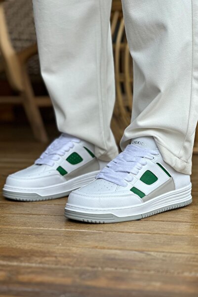 Zerenyus Ανδρικά αθλητικά παπούτσια Avax Premium Quality Λευκό Πράσινο