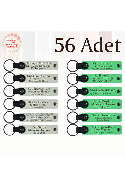 miawiki سلسلة مفاتيح جلدية مكتوبة خاصًا بالشركة، أرجواني وأزرق داكن، مجموعة م...