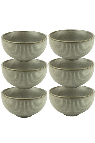 Culinaro Set 6 boluri portelan Moss 11xh5,5cm ,300ml