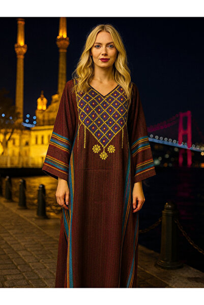 fiore fashion Kimono Galabiya Muslim Dress 145 cm Length