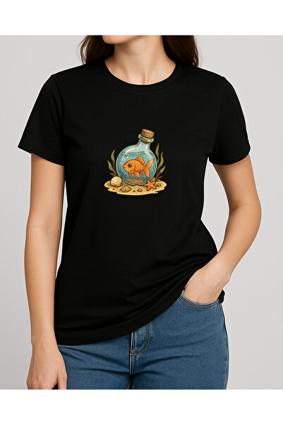 TREND YANKI تي شيرت للجنسين (سمكة فانوس)