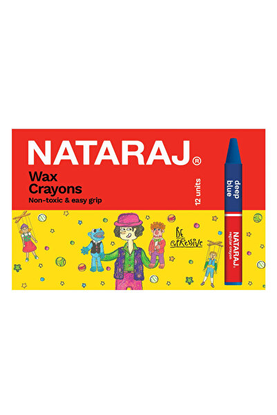 Nataraj Wax Crayons - 12 pcs