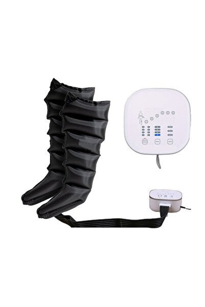 QUAL BRAND Dispozitiv de masaj pentru picioare în formă de cizmă, masaj pneum...