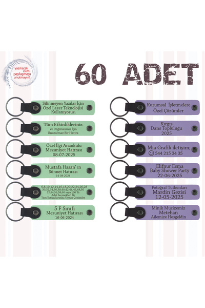miawiki سلسلة مفاتيح جلدية مكتوبة شخصية، بنفسجي وأزرق داكن، عمل حصري لوكالات ...