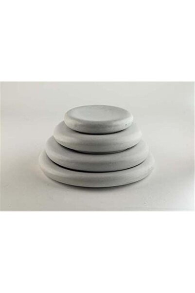 MATGUSTO Dhara Pure White Matte Presentation Plate 28 cm