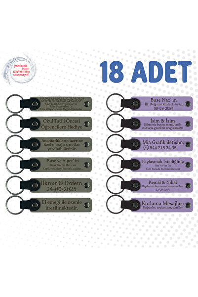 miawiki سلسلة مفاتيح جلدية للهدايا مع رسالة شخصية، بنفسجي وأزرق داكن، مجموعة ...