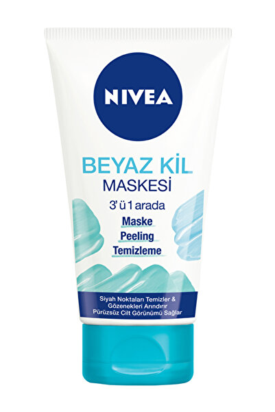 NIVEA Visage Beyaz Kil Maskesi 3'ü 1 Arada 150 ml (3 ADET)