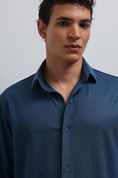 Antioch İndigo Relax Fit Erkek Gömlek