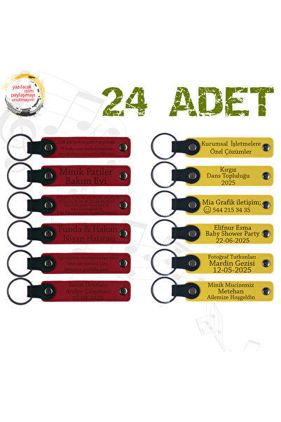 miawiki سلسلة مفاتيح جلدية مع اسم مكتوب، بنفسجي وأزرق داكن، مجموعة من 24 قطعة...