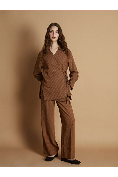 LC Waikiki Modal Blended Women's Trousers with Elastic Waist