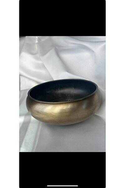 Nera Garden Dekoratif Aranjman Saksı - Vazo - Bakır Görünüm - 10×23 Cm