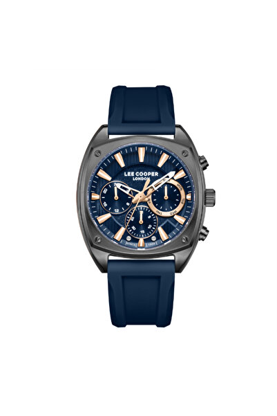 Lee Cooper Men's Multi Function Dark Blue Dial Watch - LC08237.099