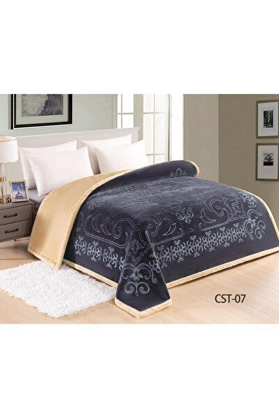 SNOOZYL Double-sided blanket, soft velvet and warm fur, elegant design, size 240x200 cm