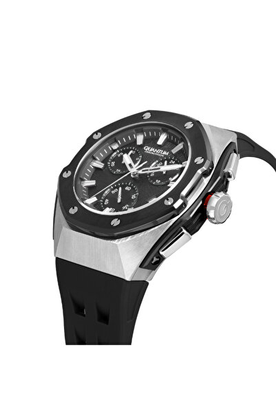 Quantum Men's Chronograph Black Dial Watch - HNG1170.351