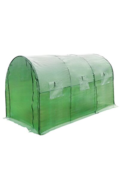 KESNUP Ηλιακό θερμοκήπιο κήπου, για σπορόφυτα και λαχανικά, με σωλήνες, πράσινο