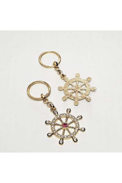 ÜNSA Anahtar Keychain Accessory Sailor Figure with Stones Keychain Bag Accessory