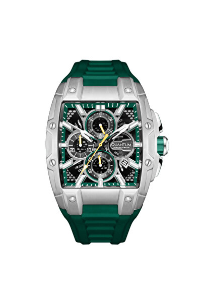Quantum Men's Chronograph Dark Green Dial Watch - HNG1161.375
