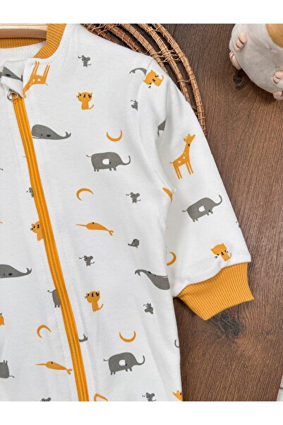 BEBENDY 100% Cotton Animal Printed Lined Unisex Baby Sleeping Bag