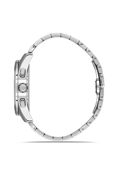 FERRO Silver Steel Band Men's Wristwatch Fm43031A-A15 All Functions Active 3Atm Water Resistant