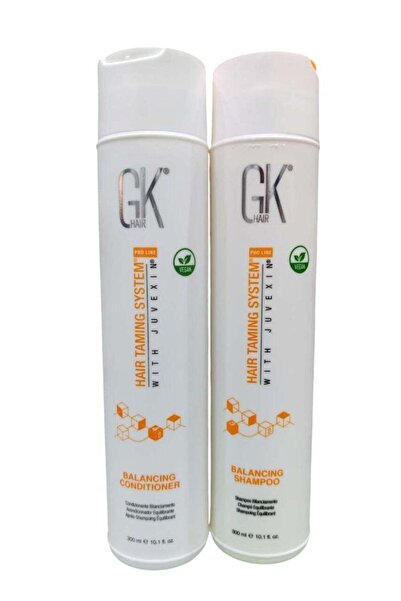 GK HAIR Shampoo 300ml and Conditioner 300ml with Juvexin for Repair and Rehydration