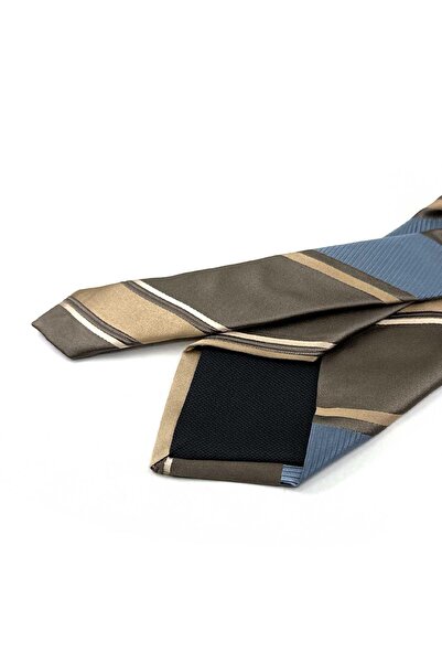 Kravatkolik Ιταλική μεταξωτή γραβάτα Forncett Style με σχέδιο βιζόν με γραμμή IΚ2013