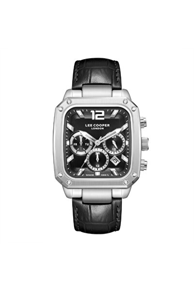 Lee Cooper Men's Multi Function Black Dial Watch - LC08184.351