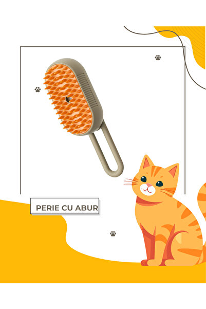 OEM Perie cu Abur pentru Animale de Companie, Indeparteaza Parul, Curatare, M...