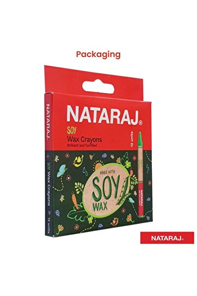 Nataraj Natraj Soy Wax Crayons - 12 pcs